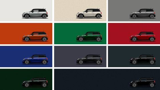 палитра цветов MINI.
